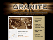 Tablet Screenshot of granitefitnesscenter.com